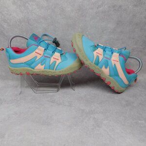 MISHANSHA MESH KNIT LOW TOP HIKING SHOES SNEAKERS Youth Girl SIZE 5 BLUE PINK